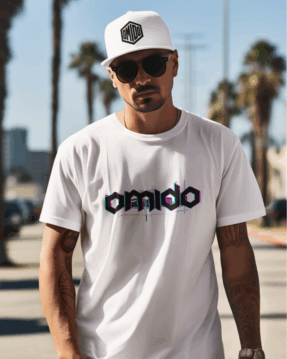 glitch_white_02 omido t-shirt glitch white
