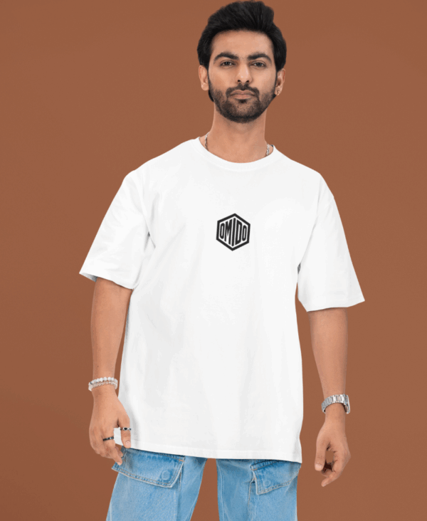 hexa_front_white omido t-shirt hexa white