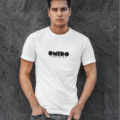 omido mono t-shirt white