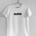 omido mono t-shirt white