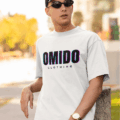 omido outline 3d t-shirt white