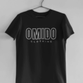 omido outline t-shirt black