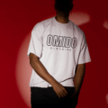 omido outline t-shirt white
