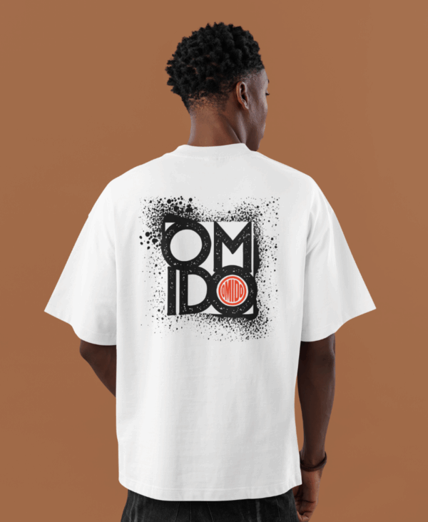 omido t-shirt trash white