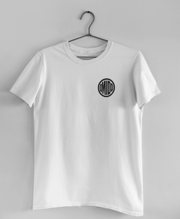 omido t-shirt trash white