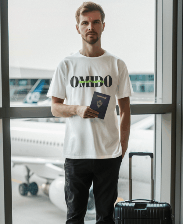 typo_white_front omido t-shirt typo white