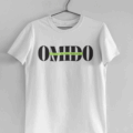 omido t-shirt typo white
