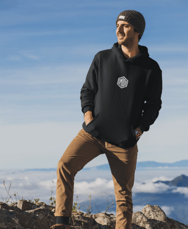 hoodie_hexa_front_a omido hoodie hexa black