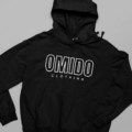 omido hoodie outline black