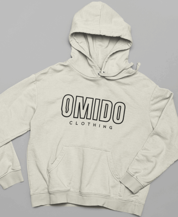 hoodie_outline_front_sand omido hoodie outline sand